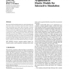 Acquisition of Elastic Models for Interactive Simulation