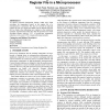 Active bank switching for temperature control of the register file in a microprocessor