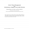 Active Trust Management for Autonomous Adaptive Survivable Systems