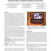 Activity analysis enabling real-time video communication on mobile phones for deaf users
