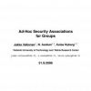 Ad Hoc Security Associations for Groups