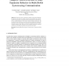 Adaptive Action Selection of Body Expansion Behavior in Multi-Robot System Using Communication