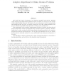 Adaptive Algorithms for Online Decision Problems