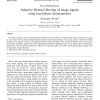 Adaptive bilateral filtering of image signals using local phase characteristics