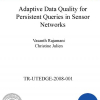 Adaptive Data Quality for Persistent Queries in Sensor Networks