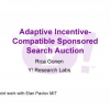 Adaptive Incentive-Compatible Sponsored Search Auction