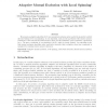 Adaptive mutual exclusion with local spinning