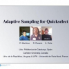 Adaptive sampling for quickselect