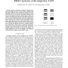 Adaptive vs. Diversity Transmission for Multiuser MISO Systems with Imperfect CSIT