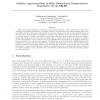 Additive Approximations in High Dimensional Nonparametric Regression via the SALSA