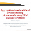 Aggregation-Based Multilevel Preconditioning of Non-conforming FEM Elasticity Problems