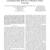 Aggregation Time Control Algorithm for Time constrained Data Delivery in Wireless Sensor Networks