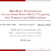 Algorithmic mechanisms for internet-based master-worker computing with untrusted and selfish workers