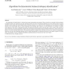 Algorithms for deterministic balanced subspace identification