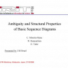 Ambiguity and structural properties of basic sequence diagrams