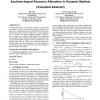 An adaptive bidding strategy for combinatorial auctions-based resource allocation in dynamic markets