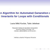 An Algorithm for Automated Generation of Invariants for Loops with Conditionals