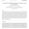 An algorithm for distributing coalitional value calculations among cooperating agents