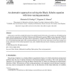 An alternative approach to solving the Black-Scholes equation with time-varying parameters