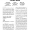 An approach to online optimization of heuristic coordination algorithms