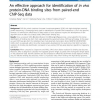 An effective approach for identification of in vivo protein-DNA binding sites from paired-end ChIP-Seq data