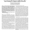 An Efficient Algorithm for Cooperative Spectrum Sensing in Cognitive Radio Networks