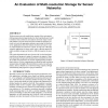 An evaluation of multi-resolution storage for sensor networks