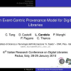 An Event-Centric Provenance Model for Digital Libraries