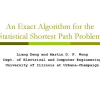 An exact algorithm for the statistical shortest path problem