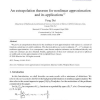 An extrapolation theorem for nonlinear approximation and its applications