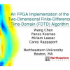 An FPGA implementation of the two-dimensional finite-difference time-domain (FDTD) algorithm