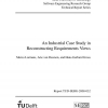An industrial case study in reconstructing requirements views