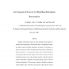 An integrated system for building enterprise taxonomies