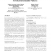 An integrated thermal estimation framework for industrial embedded platforms