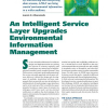 An intelligent service layer upgrades environmental information management