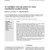 An intelligent tutoring system for visual classification problem solving