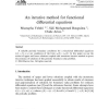 An iterative method for functional differential equations