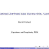 An Optimal Distributed Edge-Biconnectivity Algorithm