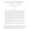 An optimal-time algorithm for shortest paths on a convex polytope in three dimensions