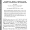 An Organizational Approach to Comparative Corporate Governance: Costs, Contingencies, and Complementarities