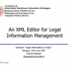 An XML Editor for Legal Information Management
