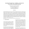 Analysing Rough Sets weighting methods for Case-Based Reasoning Systems