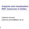 Analysis and visualisation of RDF resources in Ondex