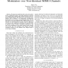 Analysis of Differential Unitary Space-Time Modulation over Non-Identical MIMO Channels