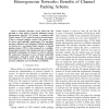 Analysis of Dynamic Spectrum Access with Heterogeneous Networks: Benefits of Channel Packing Scheme