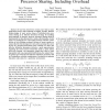 Analysis of Round-Robin Implementations of Processor Sharing, Including Overhead