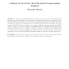 Analysis of stochastic dual dynamic programming method