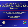 Analysis of Substrate Thermal Gradient Effects on Optimal Buffer Insertion