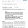 Analysis of superfamily specific profile-profile recognition accuracy