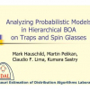 Analyzing probabilistic models in hierarchical BOA on traps and spin glasses